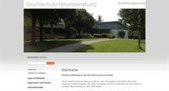 Desktop Screenshot of grundschule-neuravensburg.de